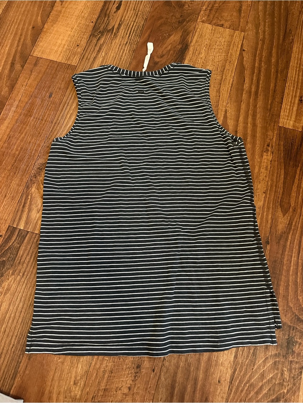 lululemon athletica Black and White Striped Sleeveless Tank - Picture 3 of 3